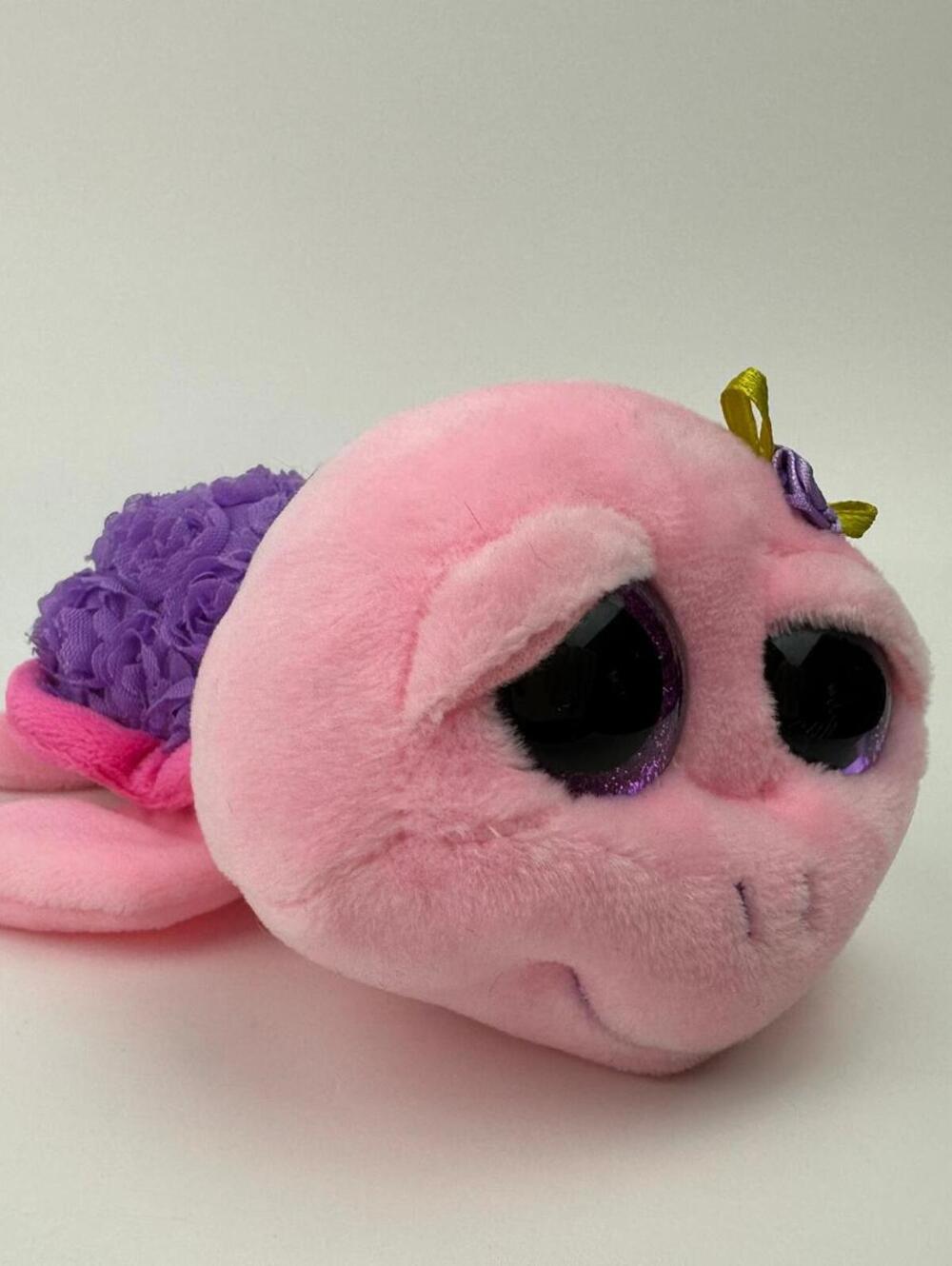 Ty Beanie Boo “Rosie” the Pink and Purple Turtle Plush (6 inch)
